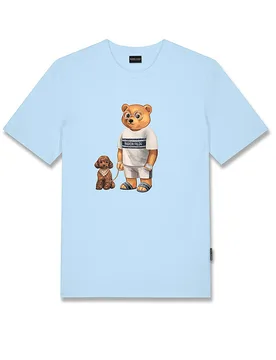 Baron Filou T-Shirt bleu clair M - Baron Filou - FashionsVida