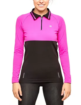 Polo A Maniche Lunghe Dart Technical Pink XL