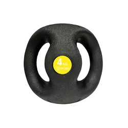 Medizinball mit doppelten Griffen - Noir - unisex - Size: 4 kg
