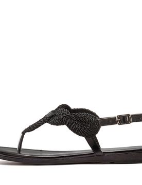 LASCANA Sandalias de dedo negro