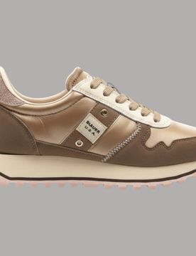 Sneakers Donna Suede Glitter Marrone Metalizzato