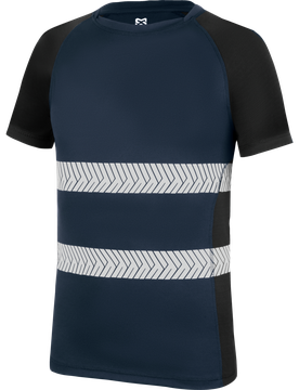 Tee-shirt de travail Dry Tech marine/noir Bleu marine L