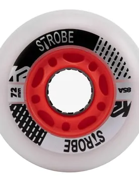 Roues De Roller Strobe 2 Unités White 84 mm unisex