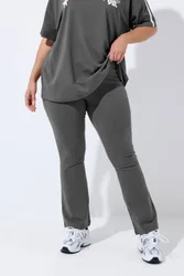 Women's Active Flared Leggings Pants in Dark Grey Size: 30-32 - Dark Grey - Size: 30-32