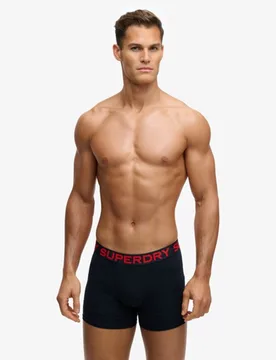 Superdry Herren Boxer Dreierpack Navy - Größe: L - 39.99 - FashionsVida