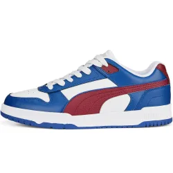 Rbd game low zapatilla moda hombre Azul (44)