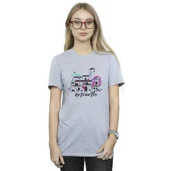 Women's Encanto Casita Cotton Boyfriend T-Shirt in Grey Size: XL - Grey - Size: XL
