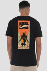 Xmen Vintage Wolverine T-Shirt, Black - Black - Size: 3XL