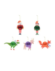 Weihnachtsanhänger Papierfiguren Weihnachten