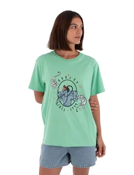 T-shirt à Manches Courtes Skate Girl Urban Tide Liquid Jade M