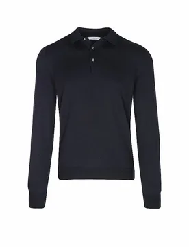 Poloshirt dunkelblau 50 herren - Gran Sasso - FashionsVida