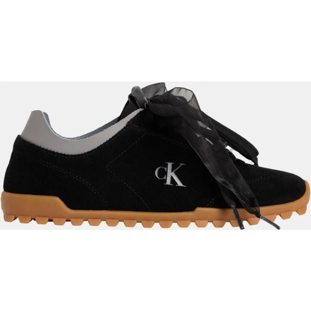 Zapatilla de mujer tipo runner en ante - Calvin Klein - FashionsVida