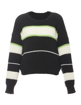 MYMO Jersey verde / negro / blanco