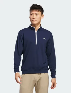 Top leggero con mezza zip XL Collegiate Navy - Adidas - FashionsVida
