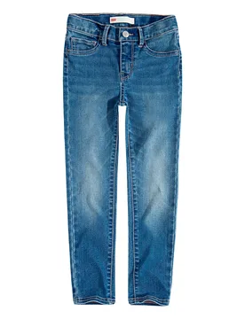 Jeans Levi's 710 vestibilità a vita regolare e gamba skinny lavaggio medio stone washed - Levis - FashionsVida