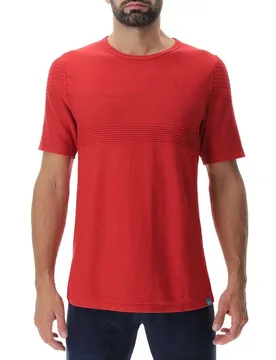 T-shirt à Manches Courtes Natural Training Pompeian Red M - Uyn - FashionsVida