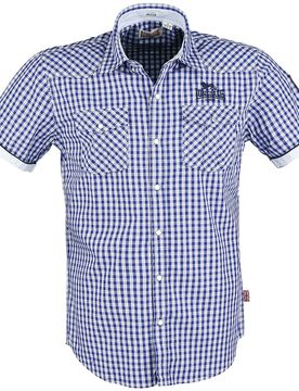 Kurzarmhemd - Berny - M bis 3XL - für Männer - Größe M - navy - Männer - male