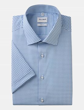Hemd Level Five mit Karomuster Blau 38