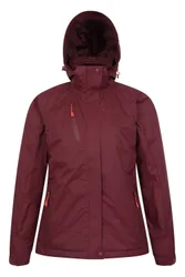 Bracken' Extreme 3 in 1 Waterproof Everyday Jacket - Burgundy - Size: 18
