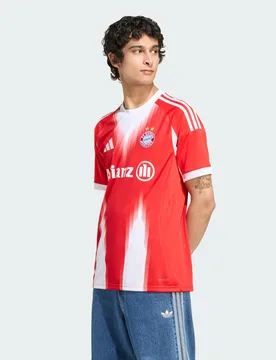 Maglia Home (Women's Team) FC Bayern MÃ¼nchen 25/26 S Red - Adidas - FashionsVida
