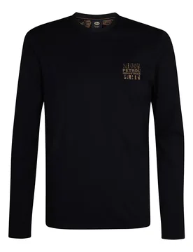 T-shirt à Manches Longues M-3050-tlr615 Deep Black 3XL - Petrol industries - FashionsVida