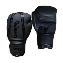 Gants De Combat Training Boxing Matt Black / Black 10 oz