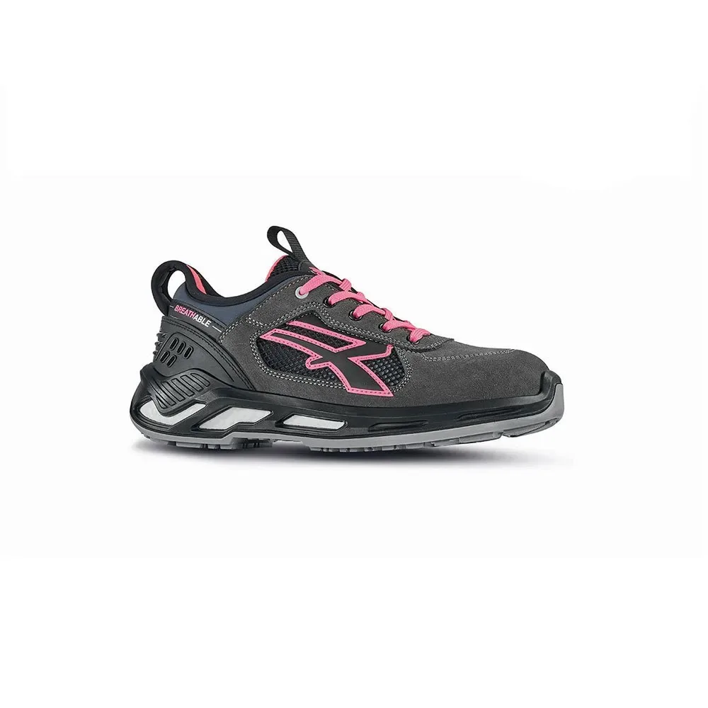 Chaussures De Sécurité Kate Grey / Pink EU 41 - U-Power - FashionsVida