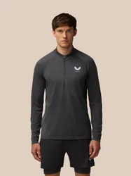 Flow Training 1/4 Zip Top - Black Black L male