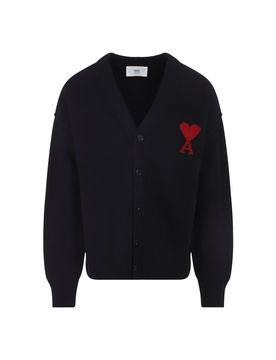 Men's Cardigan with Contrasting Details