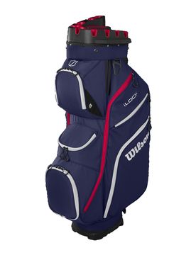 Wilson Cartbag iLock 4, navy/rot