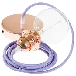 Cables Lampe Suspendue Pendel Pour Abat-jour Rm07 1 M Lilac / Copper One Size