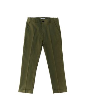 Pantalone Chino Pinces VERDE OLIVA 10