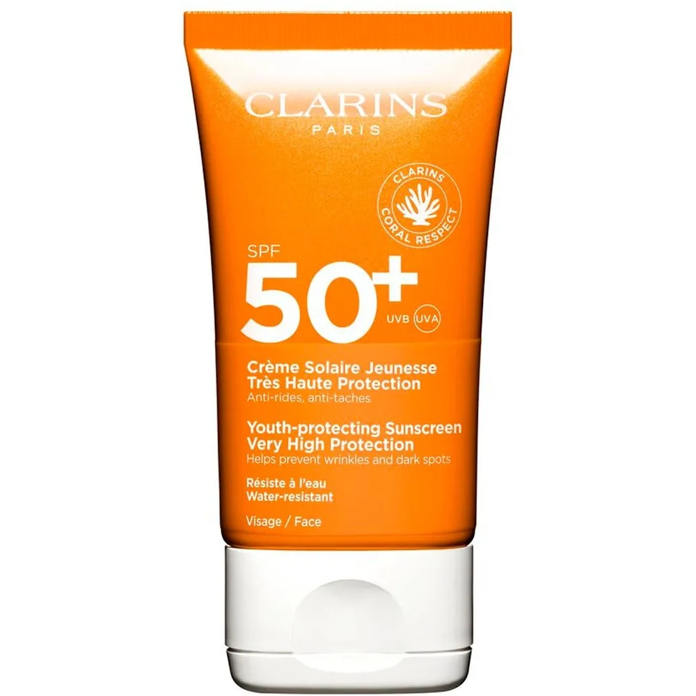 Crema Solar Juventud Muy Alta Protección SPF 50+ - Clarins - FashionsVida