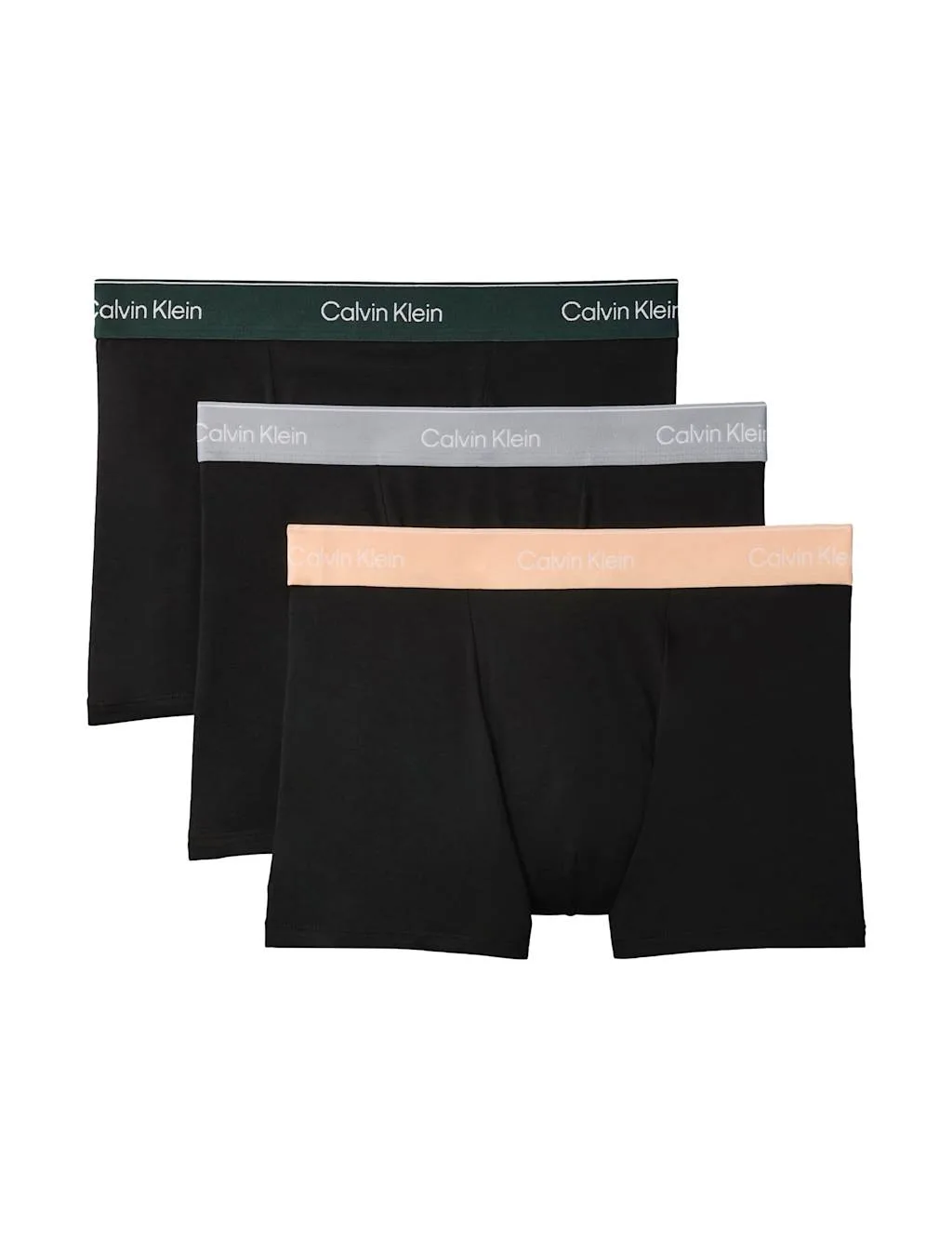 Pack Icon Cotton Stretch Trunks Black Mix male - Calvin Klein - FashionsVida