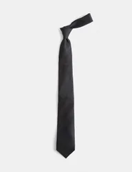 Textured Striped Pure Silk Tie Navy male