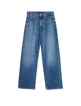 Jeans Straight Fit STOVEPIPE blau 27 damen - 7 for all mankind - FashionsVida