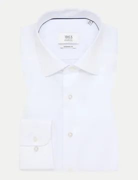 Modern-Fit Luxury Hemd Weiß 41 - Eterna - FashionsVida
