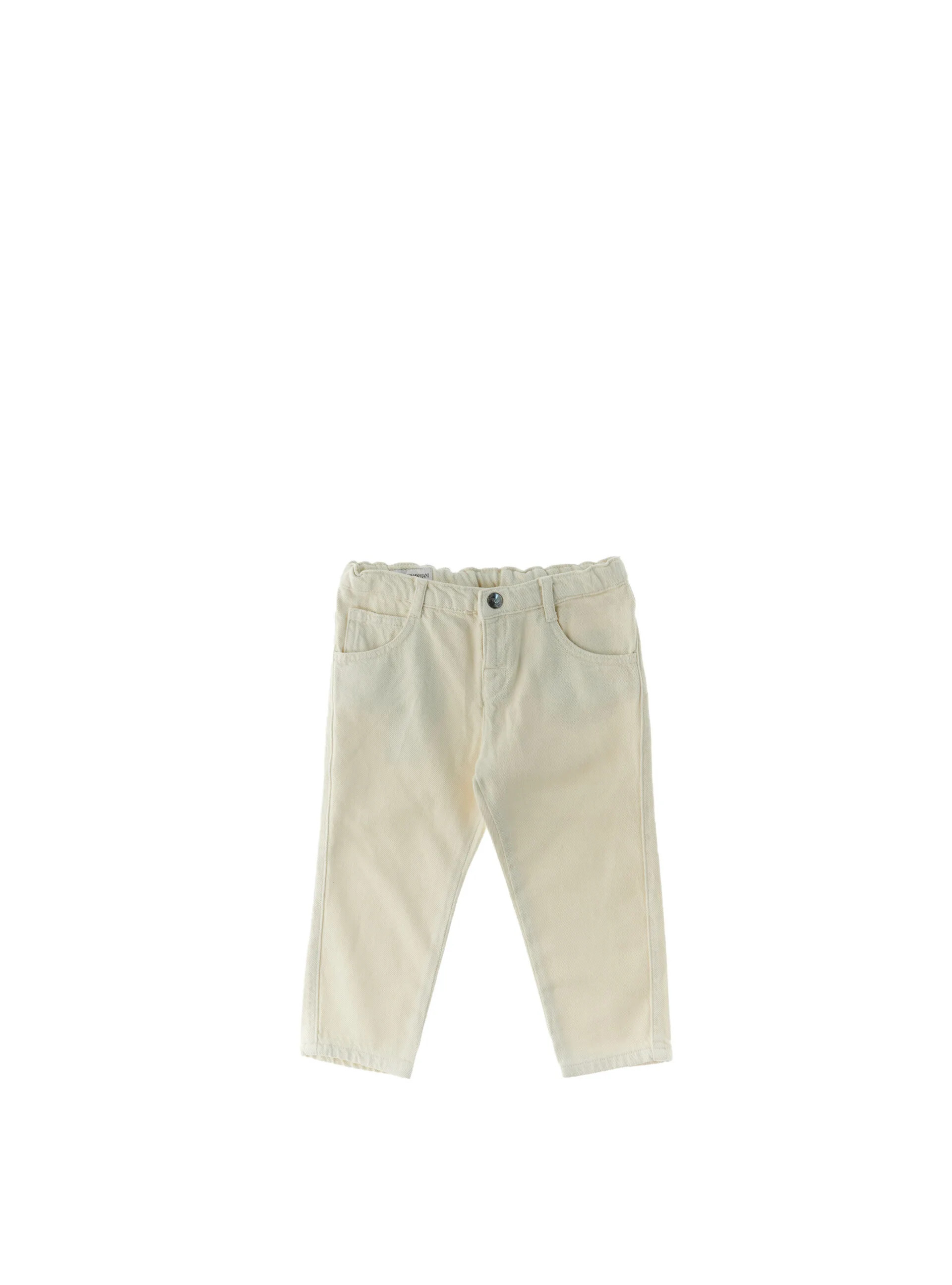 Pantalone in cotone BABY AVORIO 9M - Armani - FashionsVida