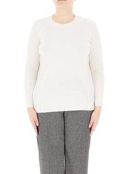 Maglia misto lana PANNA S