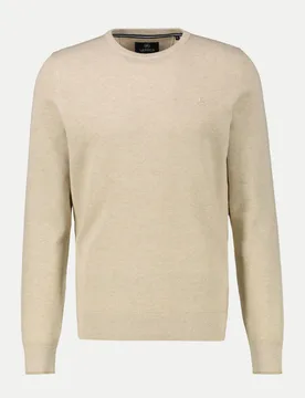 Regular-Fit Strickpullover Beige XXXL - Lerros - FashionsVida