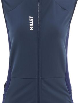 Skitourenjacke Pierra Ment Vest W Saphir für Damen Größe S Navy blau