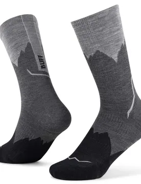 ® Calzini Crew Merino Lightweight Black EU 36-38