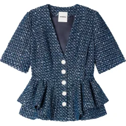 Chaqueta de mujer con lentejuelas