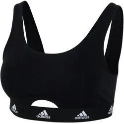 Womens Active Comfort Cotton Scoop Bralette In Black - Size 8 Uk