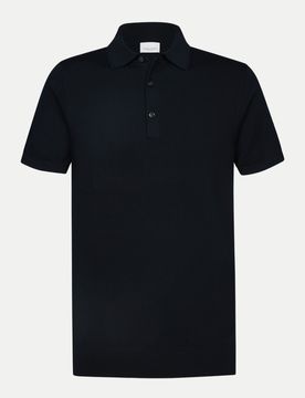 Regular-Fit Poloshirt Schwarz L
