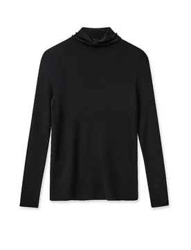Rollkragenpullover MMBOUCH negro XS - Mos mosh - FashionsVida