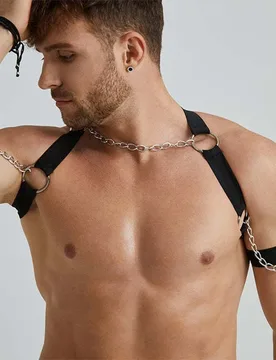 Novelty Sexy Men's Love and Deepspace Cosplay Accessories Belt Set - Precise Control Design for Sylus/Zayne/Rafayel/Xavier/Caleb - Aliexpress - FashionsVida