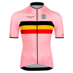 Maglia A Maniche Corte Icon Official Belgian Cycling Belgian Cycling Think Pink