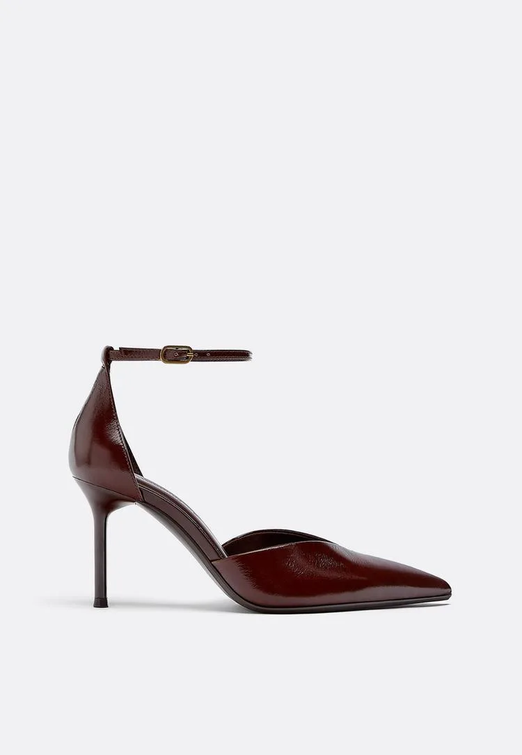 Stradivarius Leder-Pumps BRAUN 40 - Stradivarius - FashionsVida