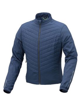 Giacca antivento antipioggia MEZZO Blu Scuro